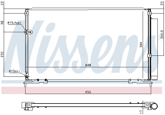 Condensador Nissens 940707