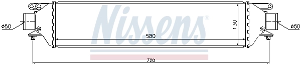 Intercooler 96630 Nissens