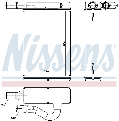 Calefactor Nissens 77601