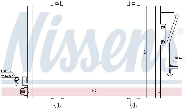 Condensador Nissens 94279