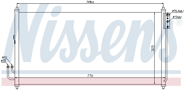 Condensador Nissens 94907