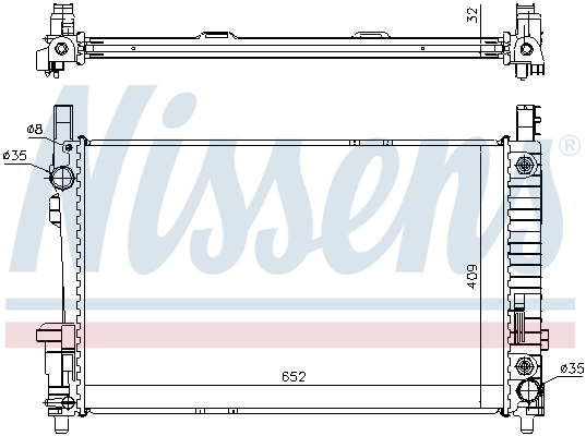 Radiador 62799A Nissens