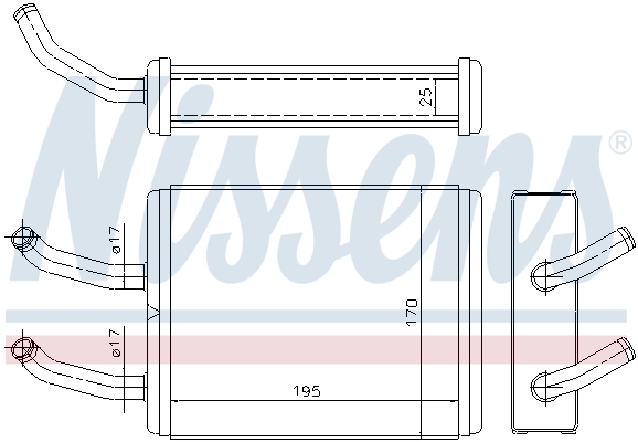 Calefactor Nissens 77511