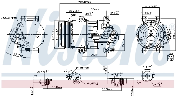 Compresor de ac Nissens 89479