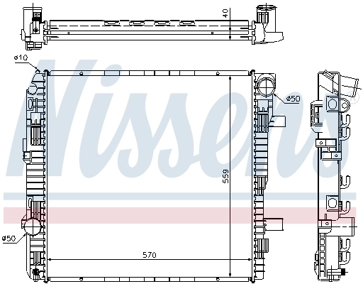 Radiador 62794A Nissens