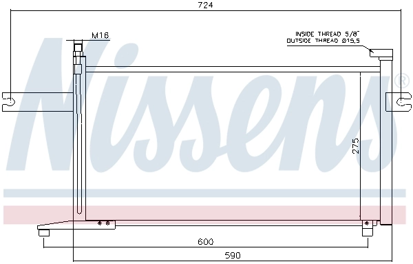 Condensador Nissens 94498