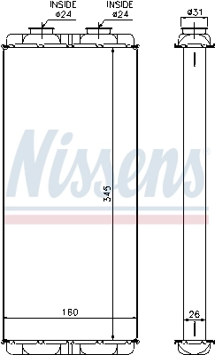 Calefactor Nissens 72048