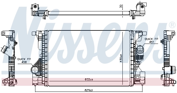 Intercooler 50C2J81 Polcar