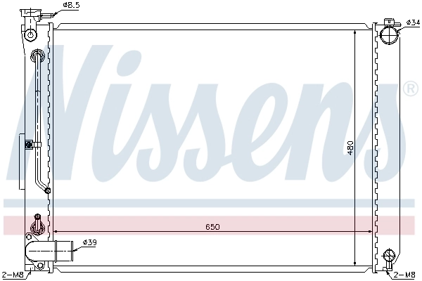 646866 Nissens Refrigeración del motor