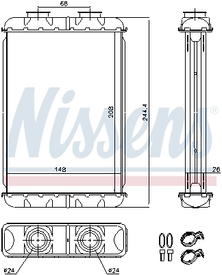 Comprar 54463 NRF Radiador calefacción