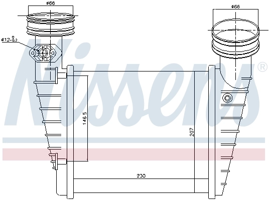 Intercooler 96731 Nissens