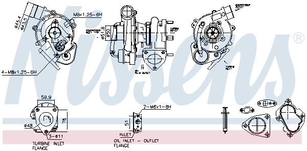 Turbocompresor 8600248 Kamoka