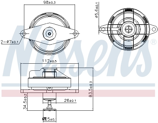EGR Nissens 98197