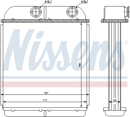 Calefactor Nissens 73644