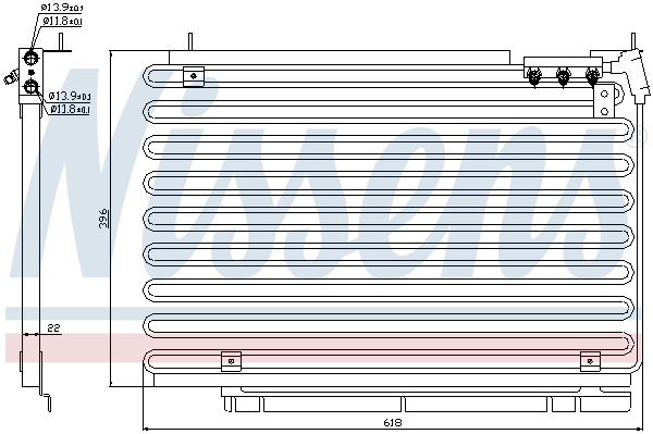 Aire acondicionado capacitor Nissens 94576 precio, desde 101,00 EUR