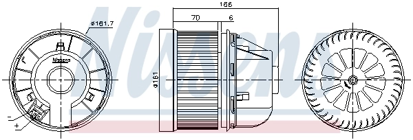 Ventilador interior Nissens 87490