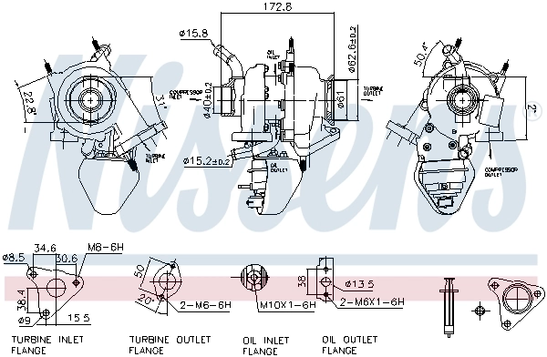 93342 Nissens Turbo para motor