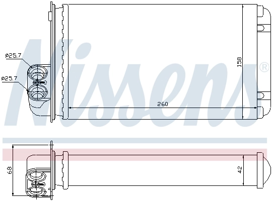 Calefactor Nissens 73255
