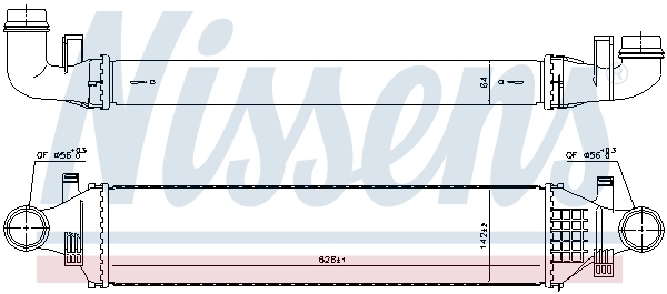 Intercooler 96334 Nissens
