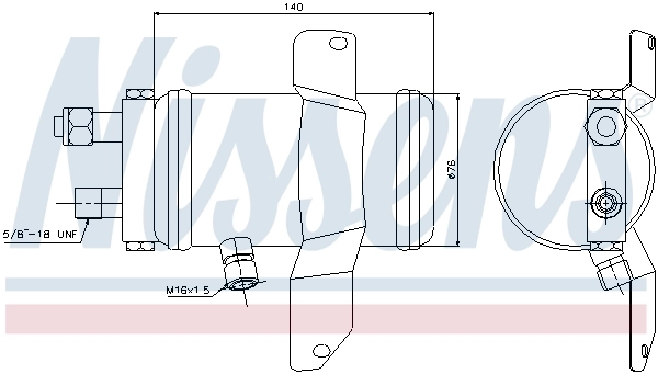 Filtro deshidratador 95049 Nissens