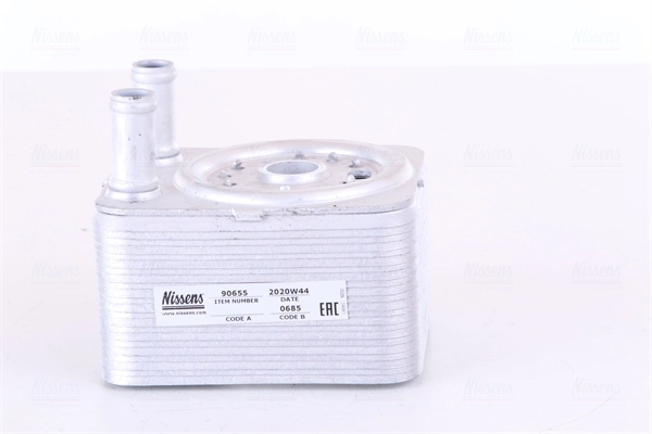 Radiador de aceite debajo del filtro 90655 Nissens