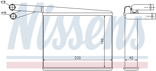 Calefactor Nissens 72043