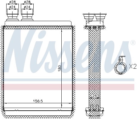 Calefactor Nissens 72986