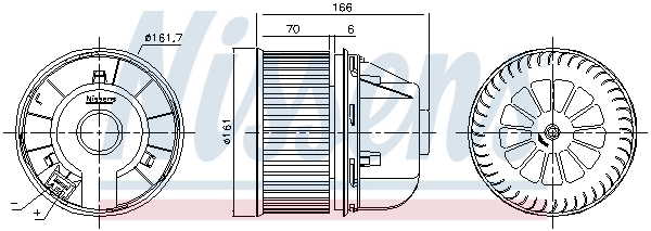 Ventilador interior Nissens 87488