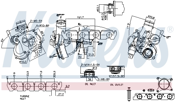 Turbocompresor Audi TT coupé (8J3) (2006 - 2014) precio, desde 401,21 EUR