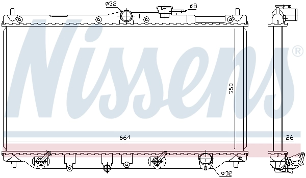 622831 Nissens Refrigeración del motor