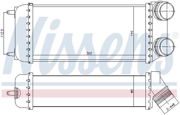 Intercooler 96638 Nissens