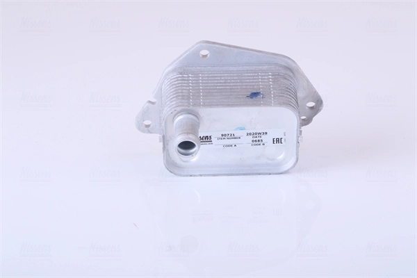 Radiador de aceite debajo del filtro Nissens 90721 precio, desde 38,73 EUR
