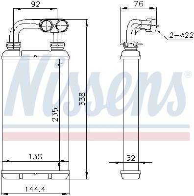 Calefactor Nissens 70519
