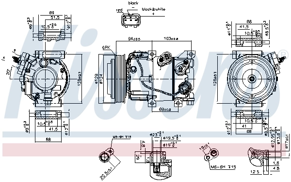 890229 Nissens Compresor climatizador