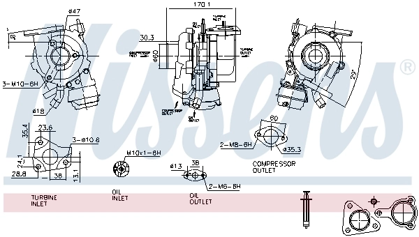 Turbocompresor Opel Astra J sedán (69) (2012 - 2015) precio, desde 232,32 EUR