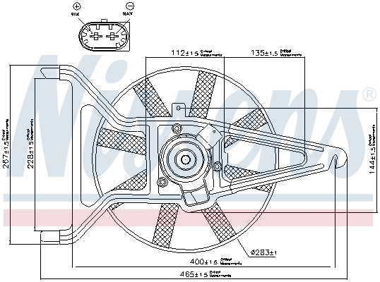 Electroventilador del motor para Citroen Saxo  S0, S1