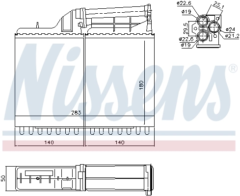 Calefactor Nissens 70502