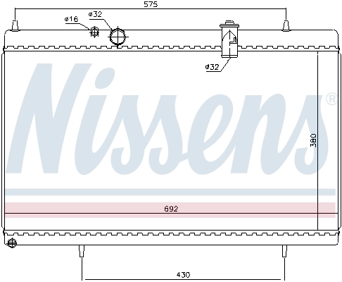 Radiador 61271 Nissens