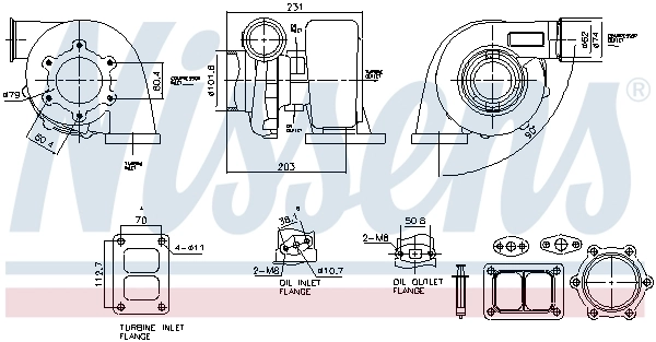 Turbo Nissens 93304