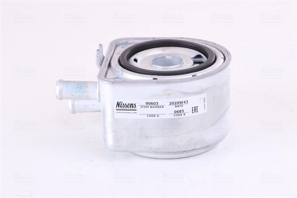 Radiador de aceite debajo del filtro 90603 Nissens