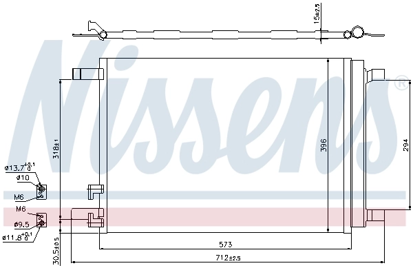 Aire acondicionado capacitor Nissens 940319 precio, desde 97,86 EUR