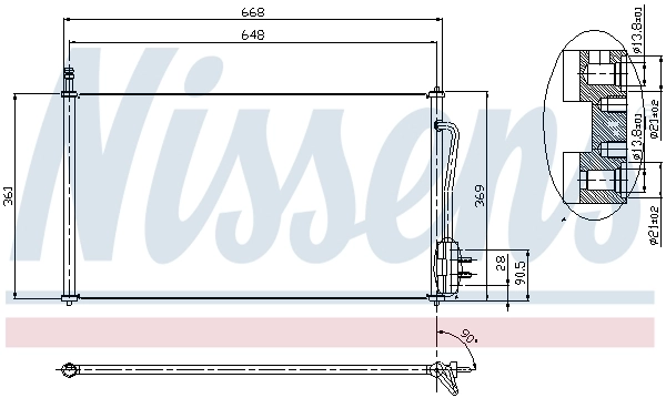Condensador Nissens 94432