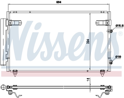 Comprar T526A23 NPS Condensador de aire acondicionado