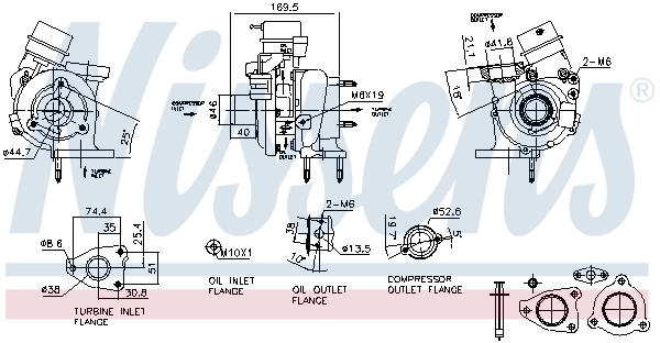 93419 Nissens Turbo para motor