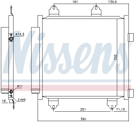 Condensador Nissens 941176
