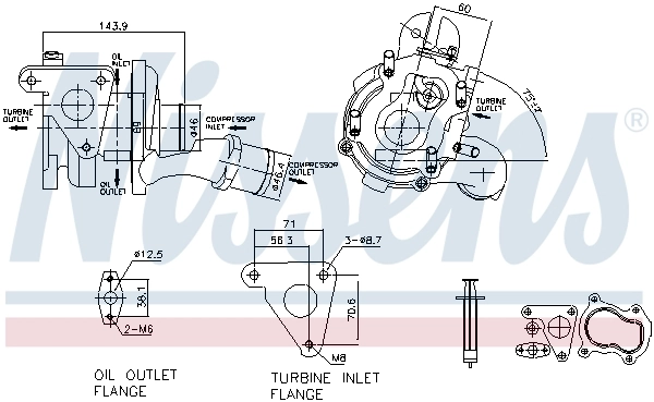 Turbo Nissens 93093