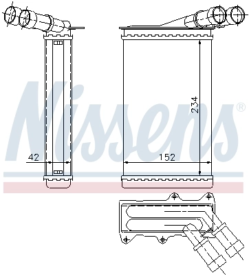 Calefactor Nissens 71156
