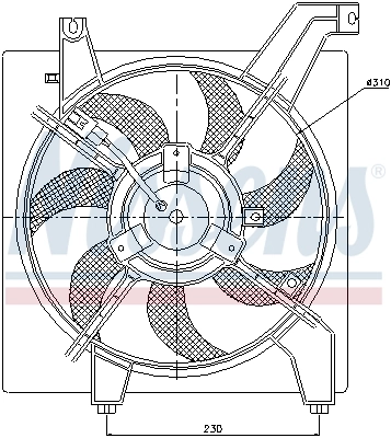 Ventilador del radiador Nissens 85034