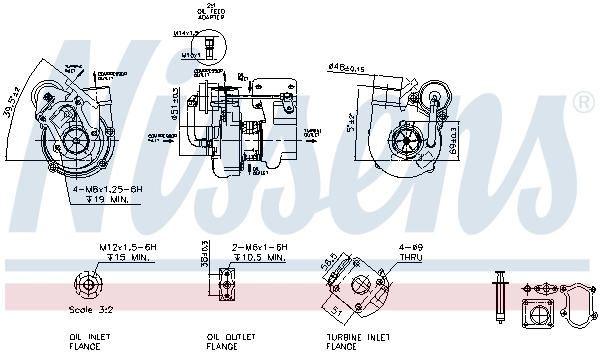 Turbo Nissens 93041