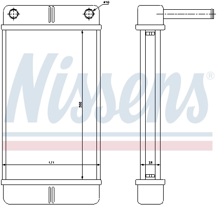 Calefactor Nissens 71443